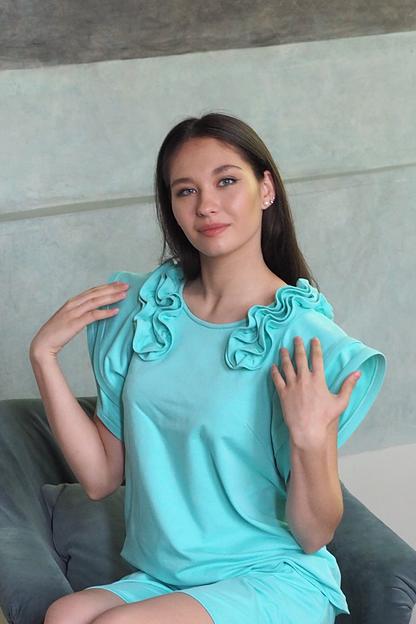 Комплект одежды женский Verenika «Волна» бирюза 44 ОПТ фото 5