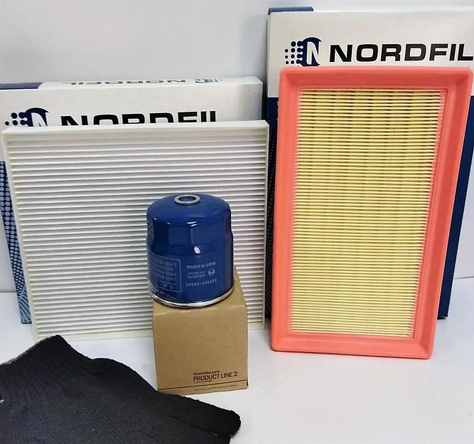 Комплект фильтров для Hyundai Solaris II, Kia Rio IV 1.4 л. после 2017 г. фото 6