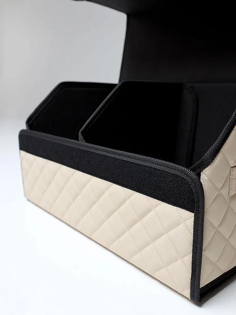 Органайзер в багажник для автомобиля бежевый ОПТ фото 3