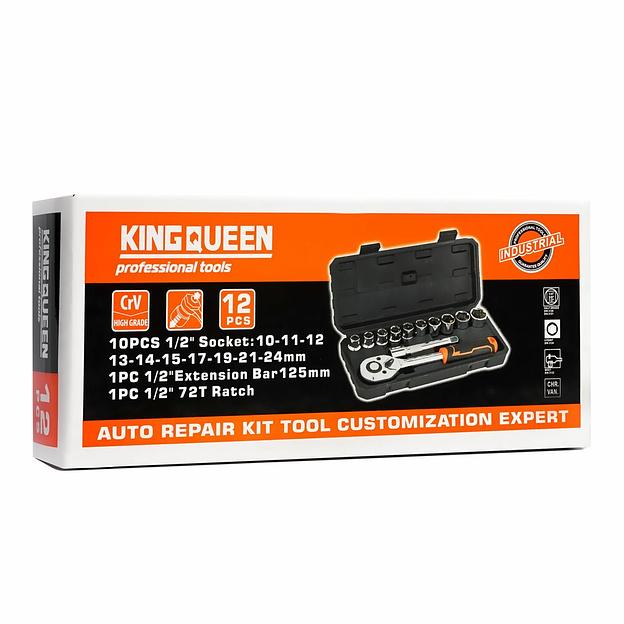 Набор инструментов KINGQUEEN 12 Предметов (1/2) WIB-2001 фото 6