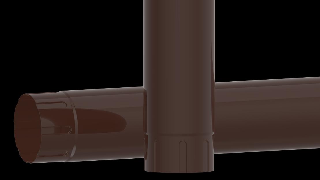 Труба водосточная D100 1м фото 1