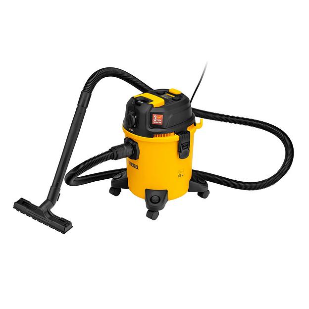 Пылесос строительный RVC20, 1400 Вт, бак 20 л, шланг 3 м, розетка с автосинхр. фото 1