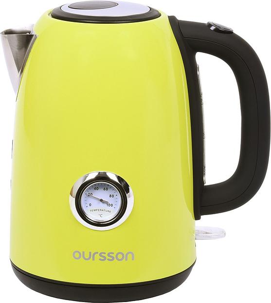 Чайник электрический Oursson KE1752M 1.7л. 2200Вт зеленый корпус: металл/пластик (KE1752M/GA) фото 2