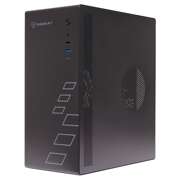 Компьютер Raskat Standart 300 (Intel Core i3 12100, RAM 16Gb, SSD 480Gb, no OS, kb+ms, black) фото 2