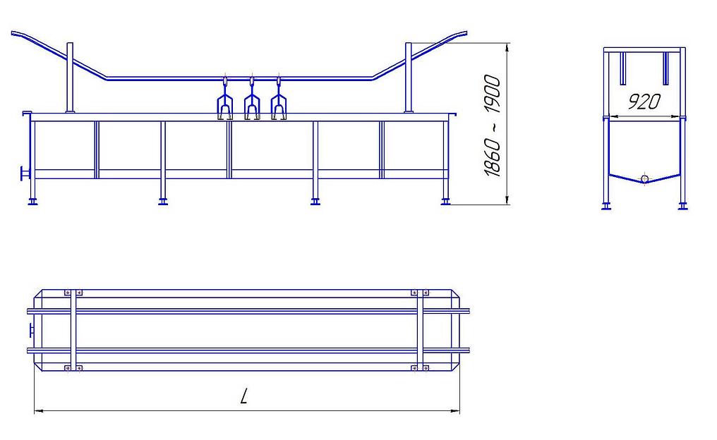 Ванна охлаждения после воскования тушек птицы фото 2