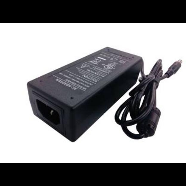 Блок питания SNR-PS-AC/DC-52/2.3, 52В, 2.3А, 5x2.1мм коннектор, кабель с вилкой для подкл. к 220В фото 1