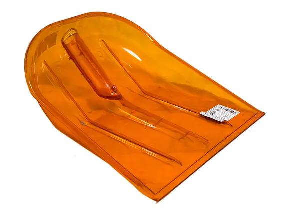 Лопата снеговая поликарбонатная №4 340х385 мм, без черенка, арт.СНЕГ-02.04 ОПТ фото 1