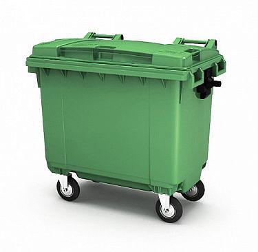 Мусорный контейнер 660 литров на колесах фото 1