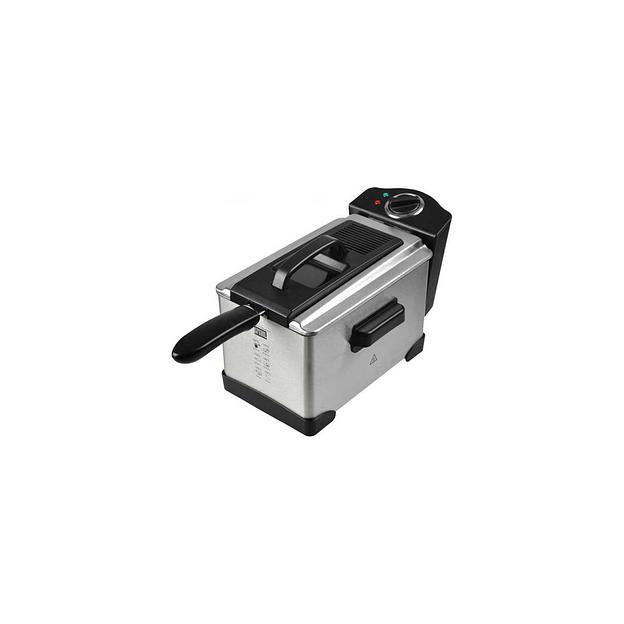 Фритюрница GFgril GFF-M2500, серебристый/черный фото 1