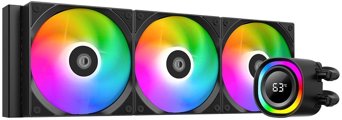 Система водяного охлаждения ID-Cooling FX360 TD ARGB Soc-AM5/AM4/1200/1700/1851 черный 4-pin 27.2dB Al+Cu LCD 350W Ret фото 1