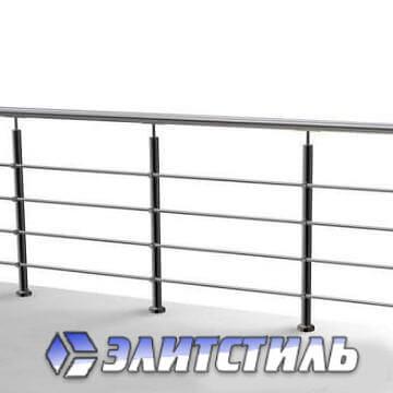 Ограждения для балконов с горизонтальными струнами безопасности фото 1