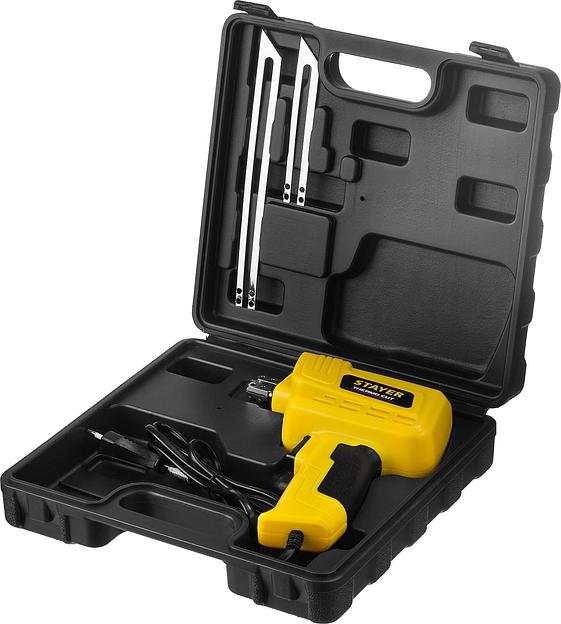 STAYER Thermo cut, 150 Вт, в наборе: 2 ножа, быстрый рез пенопласта + пластика, прибор для терморезки (45255-H2) фото 9