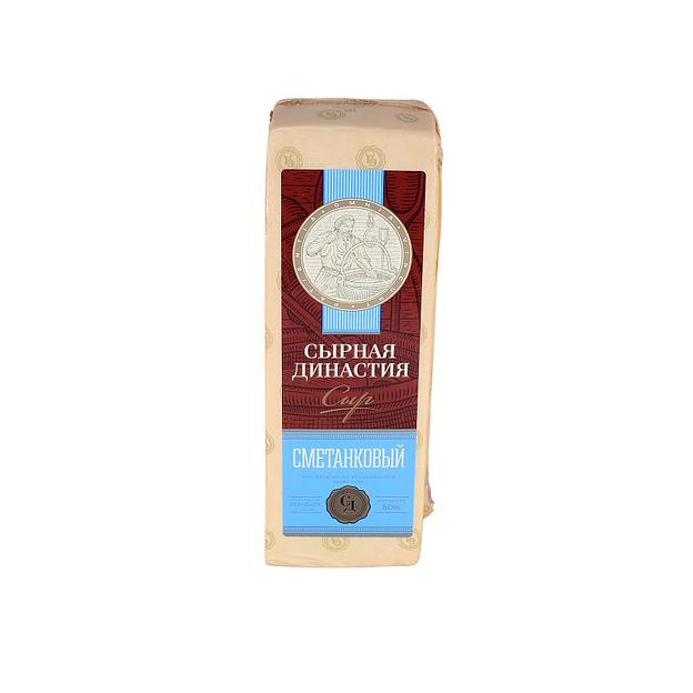 Сыр «Сметанковый» 50 % брус фото 1