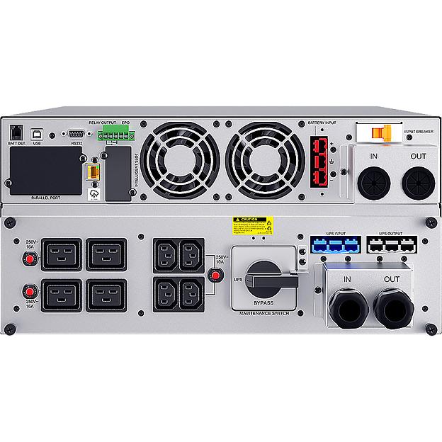 CyberPower OLS10KERT5U ИБП {Online, 10000VA/10000W USB/RS-232/Dry/EPO/SNMP/CloudCard/(4 IEC С13, 4 IEC C19, terminal block)/bat.detect./МВ NEW} фото 4
