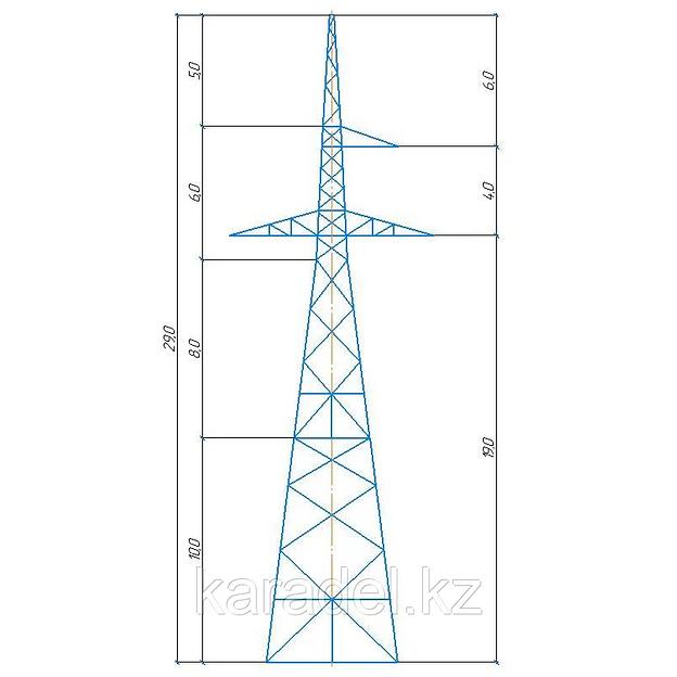 Анкерно-угловая опора 1У110-1+10 фото 1