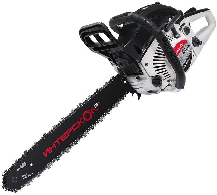 Бензопила Интерскол ПЦБ-18/52Л 2400Вт 3.3л.с. дл.шины:18" (45cm) (445.1.0.40) фото 3