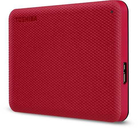 Жесткий диск Toshiba USB 3.0 1Tb HDTCA10ER3AA Canvio Advance 2.5" красный фото 3