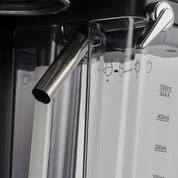 Кофеварка рожковая Polaris PCM 1535E черный/серебристый, молотый, 1.8 л, 1400 Вт, 15 Бар фото 10