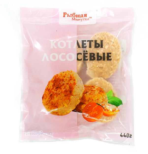 Котлеты лососёвые мороженые, 440 гр, опт фото 1