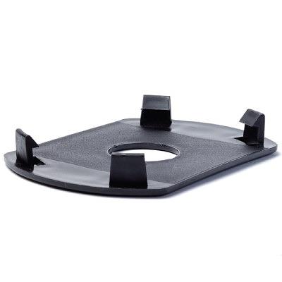 Пластик. основание под круглый держатель с бетоном фото 1