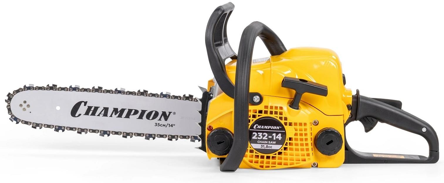 Бензопила Champion A232-14 1500Вт 2л.с. дл.шины:14" (35cm) фото 1
