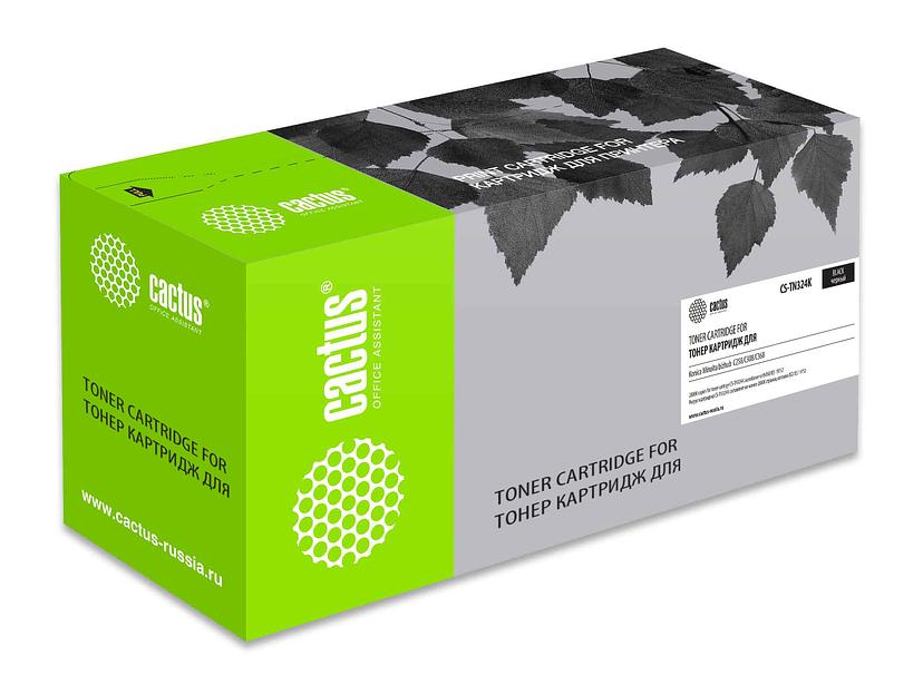 Картридж лазерный Cactus CS-TN324K черный (28000стр.) для Konica Minolta bizhub C258/C308/C368 фото 1