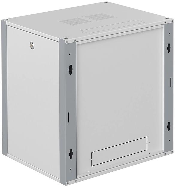 Шкаф коммутационный Sysmatrix (WP 6609.730 ) настенный 9U 600x600мм пер.дв.перфор. 2 бок.пан. 60кг серый 20кг IP20 фото 3