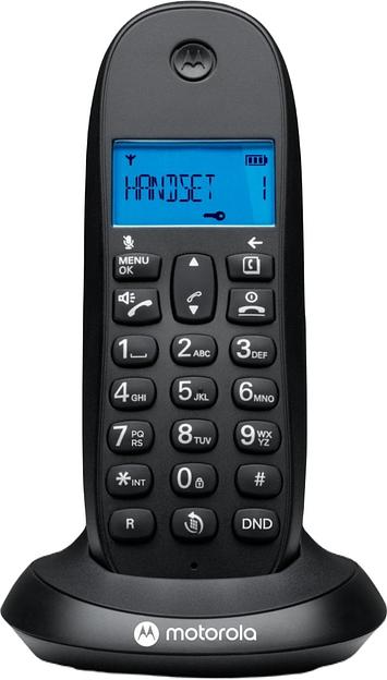 Р/Телефон Dect Motorola C1001СB+ черный АОН фото 1