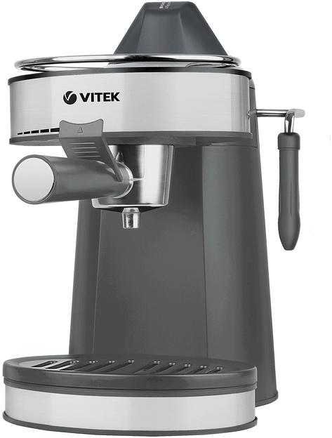Кофеварка рожковая Vitek VT-1524 750Вт серый фото 1