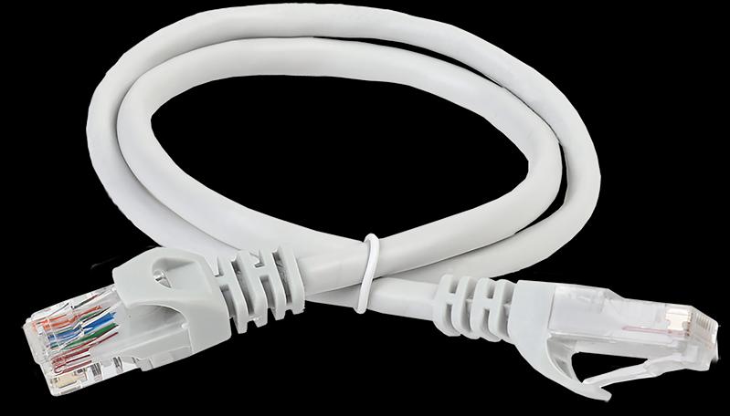 ITK Коммутационный шнур (патч-корд), кат.5Е UTP, LSZH, 0,2м, серый (PC01-C5EUL-02M) фото 1