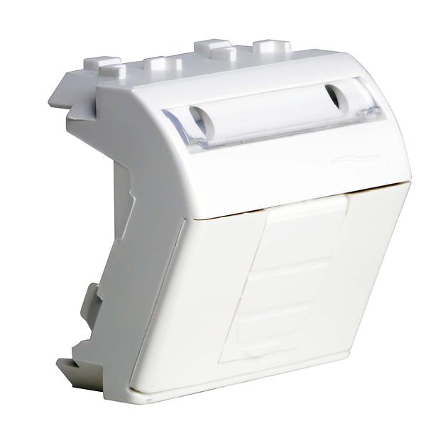 Dkc 76655B Ком.роз. R J 45 кат.5e, Brava, белая, 2мод (кратно 10 шт) фото 3