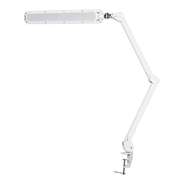 Rexant (31-0408) Лампа настольная бестеневая, струбцина, ECO light, 90 SMD LED, сенсорный диммер, белая фото 1