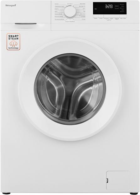 Стиральная машина Weissgauff WM 46106 Steam класс: A+ загр.фронтальная макс.:6кг белый фото 1