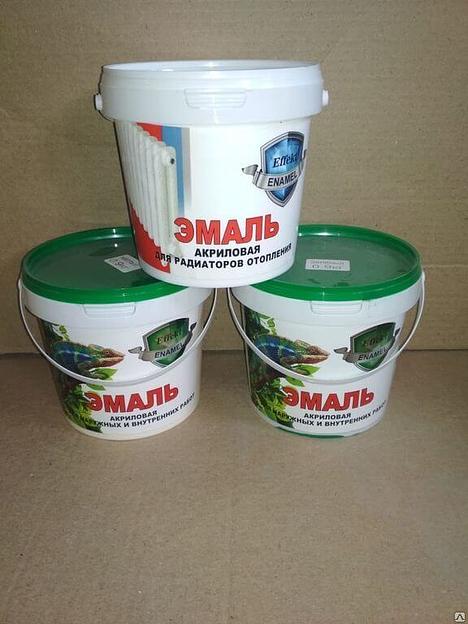 Эмаль акриловая Effekt для радиаторов отопления 0,9 кг фото 1