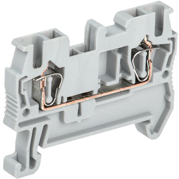 Iek YZN11-002-K03 Клемма пружинная КПИ 2в-2,5 31А серый IEK фото 1