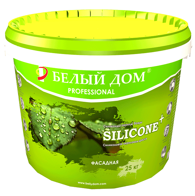 Фасадная силик.краска SILICONE+ 25кг фото 1