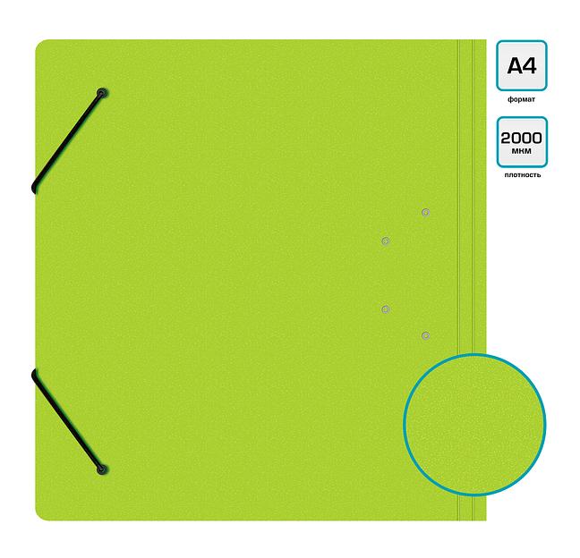 Папка-регистратор Silwerhof 355051 A4 70мм полифом салатовый фото 3