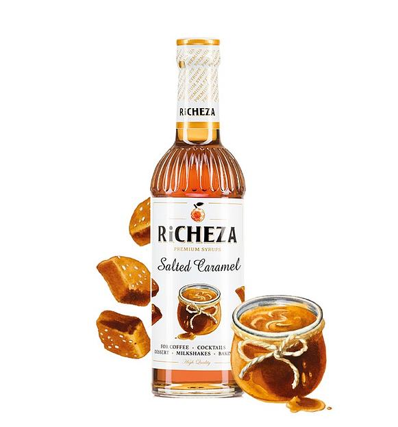 Сироп "Richeza" соленая карамель 0,33л фото 1