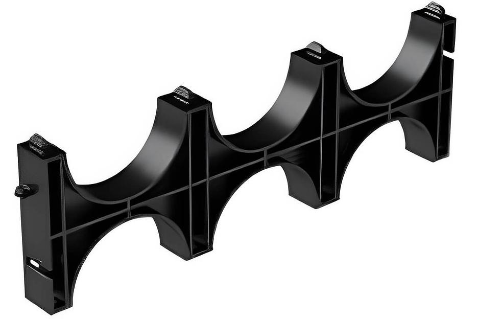 Тройной кластер-держатель расстояния для труб ПНД 110 мм, опт фото 1