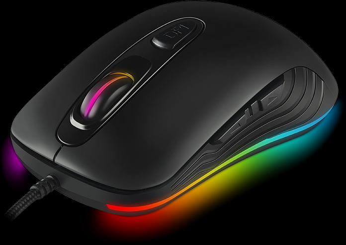 Игровая мышь SVEN RX-G820 (6+1кл. 200-4800 DPI. ПО. SoftTouch. RGB-подсветка. игров. упак) Sven RX-G820 (SV-017002) фото 3