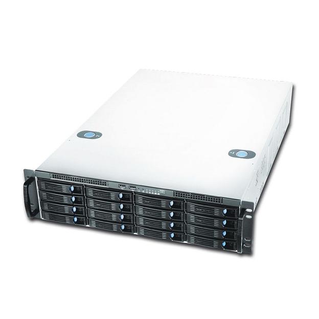 RM31616H15*14285 3U,16 HDD BAYS,12G MINI SAS HD PCB,USB3.0,W/RAIL+TRAY,SINGLE(CHENBRO,SR/SK),REV."F00" фото 1