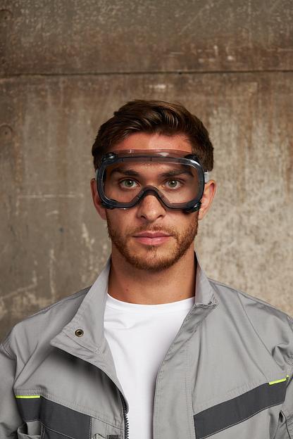 Очки закрытые защитные RUIZ1 с прозрачной линзой с непрямой вентиляцией фото 4