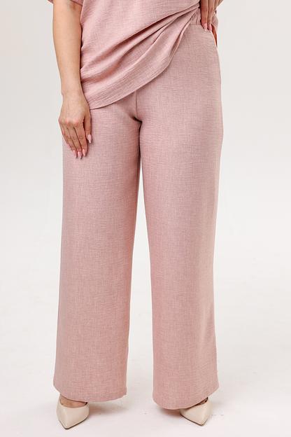 Брюки женские 121/23/Пудровый фото 2