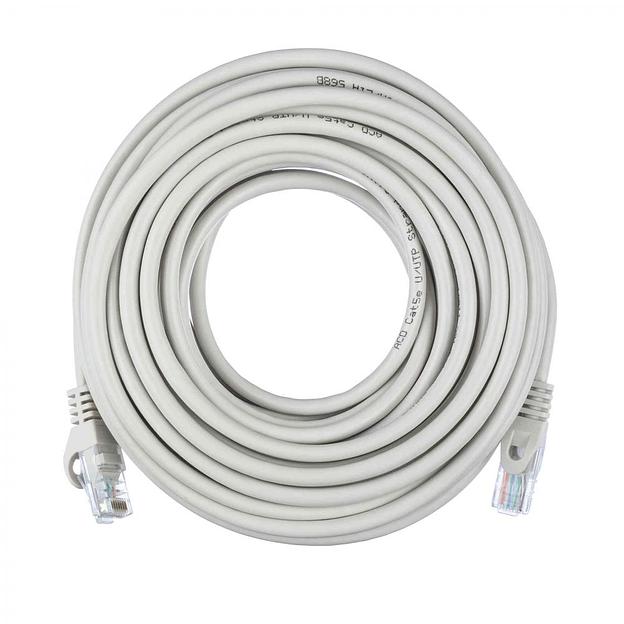 Кабель ACD Патч-корд ACD-LPU5E-10M |ACD-LPU5E-10M| Cat5e UTP 24AWG 4Pair, 7/0.18мм CCA Серый, 10м, (741661) фото 1