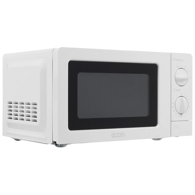 Микроволновая печь ECON ECO-2030M белый 20л 700Вт поворотный механизм фото 1