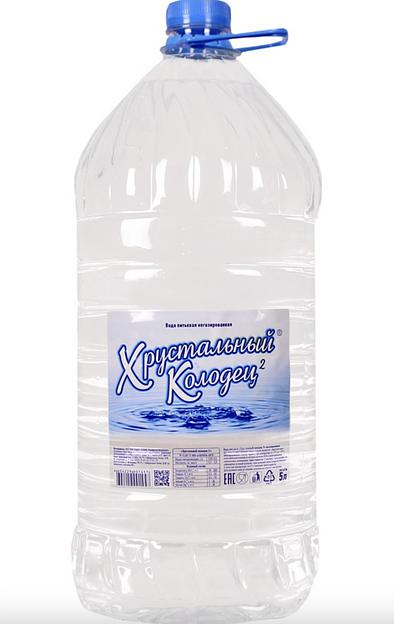 Питьевая вода «Хрустальный колодец» негазированная 5 л, опт фото 1