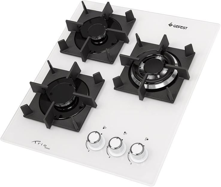 Газовая варочная поверхность Gefest ПВГ 2100-01 K32 белый фото 3