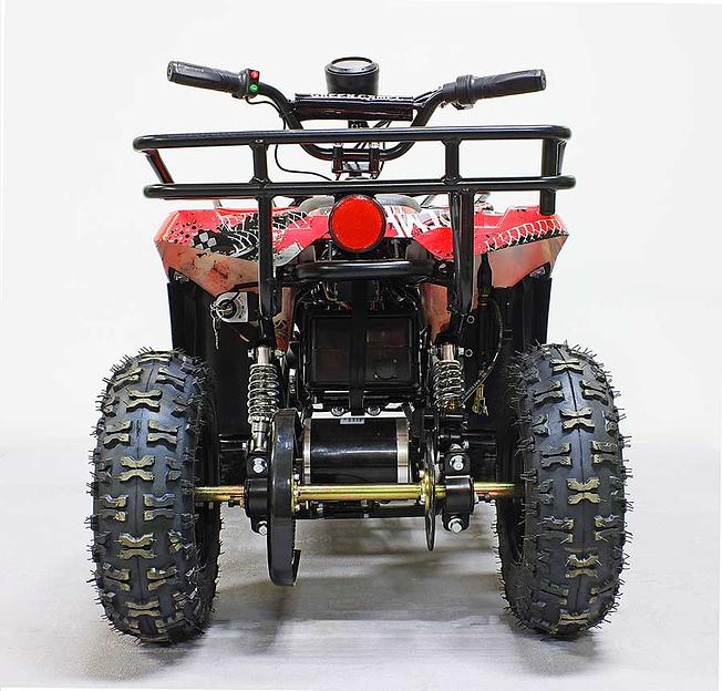 Квадроцикл GreenCamel Гоби K45 (36V 800W R6 Цепь) быстросъём, ножной тормоз, красный экстрим фото 6