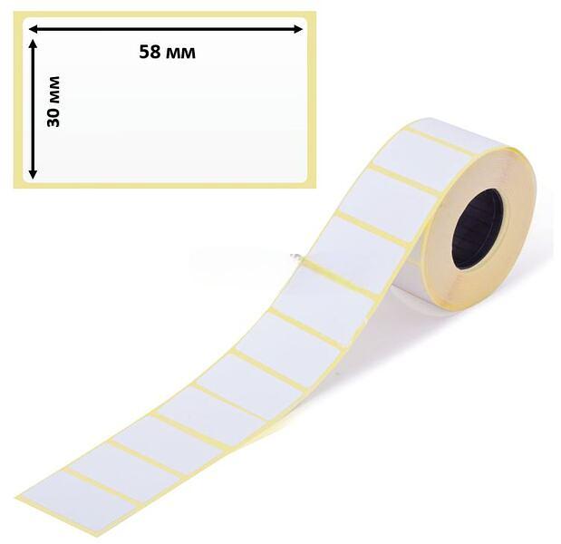 Этикет-лента 58х30х40 мм, 450 этикеток фото 1