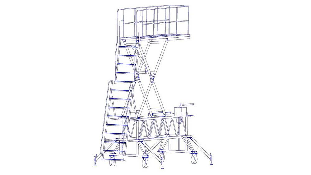 Авиационная стремянка СА-4/8-15Б-Н1-Г фото 1